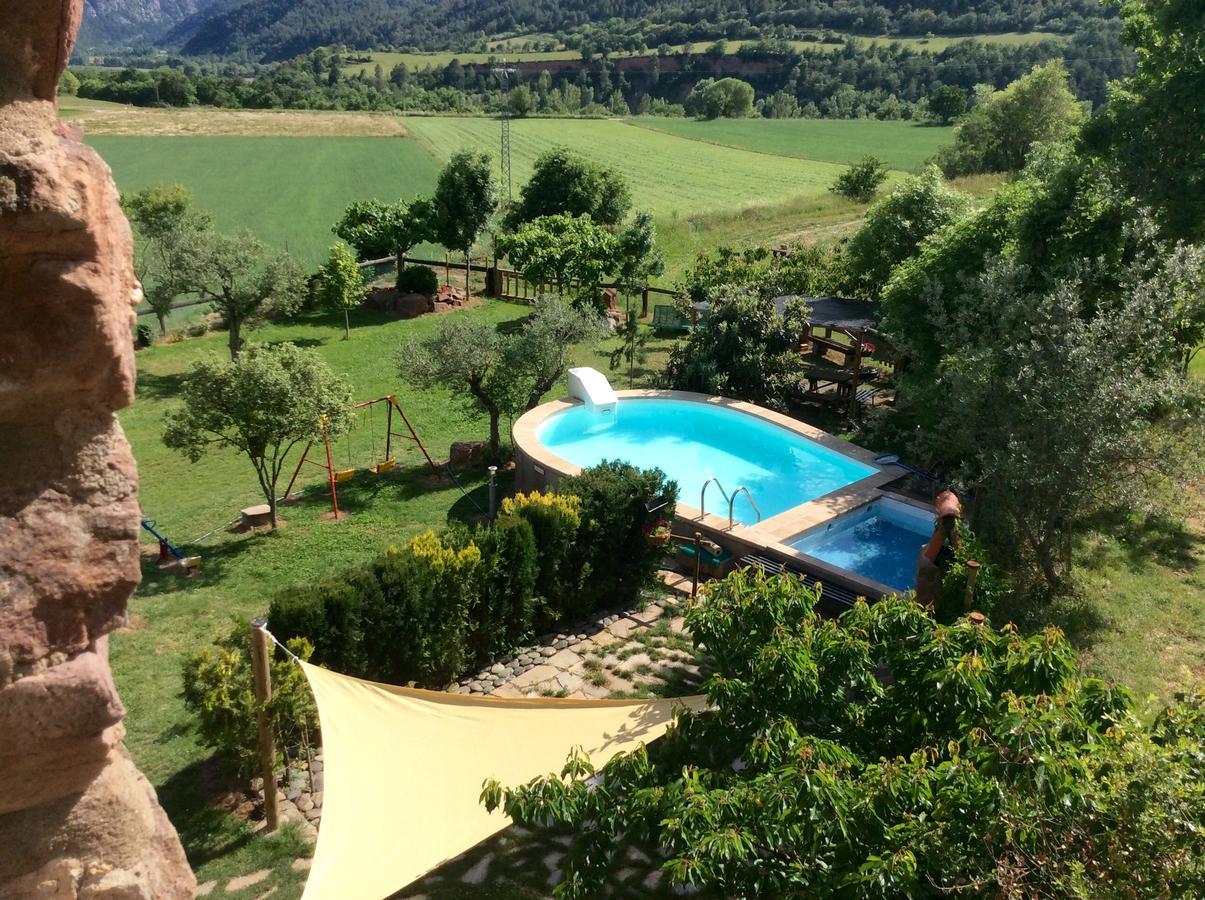 Casa Rural Con Piscina Y Vistas Al Valle - Cal Pallares Argestues Екстер'єр фото